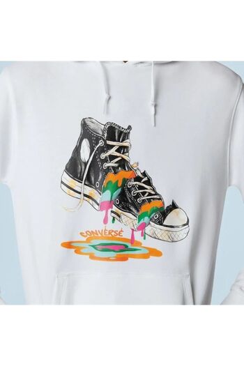 Converse Melting Chuck Men's White Sweatshirt