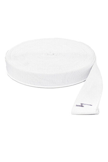 mrtbilisim 2 cm White Waist Leg Frost Rubber Flat Wide Rubber 10 Meters Latex Product Baby Rubber Quality Rubber