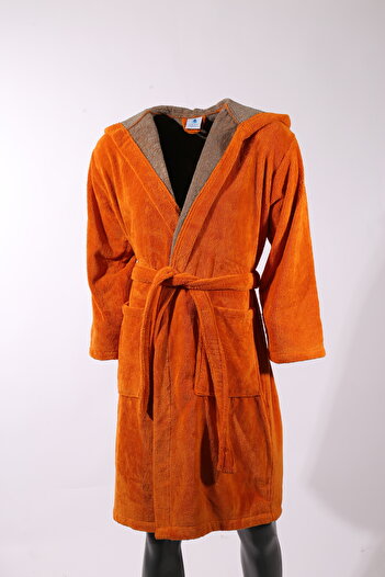 Çeştepe Aday Hooded Bathrobe Triga Cotton