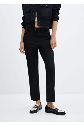 MANGO Woman Straight Cut Trousers