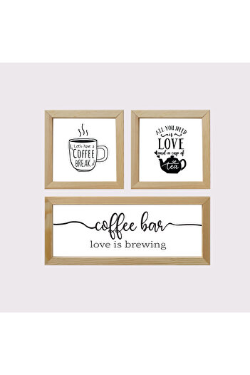 Dekorsiahome Mutfak Köşesi Çay Kahve Köşesi Lets Have A Coffe Break