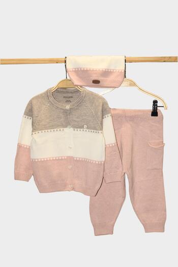 Pierre Cardin Knitwear Baby & Kids 3-Piece Top-Bottom Set 303954