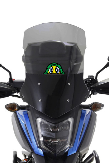 STİCKERCI BEY Set de 2 bucăți de autocolante colorate broască țestoasă pentru automobile - motociclete - computer
