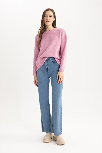 DeFacto Oversize Fit Crew Neck Sweater A3266ax23cw