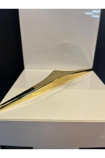 Taşkın Aksesuar Olivine Metal Handle Gold 192mm Cabinet Door Modern Drawer Furniture Handle Tv Unit Bedside Table Gold