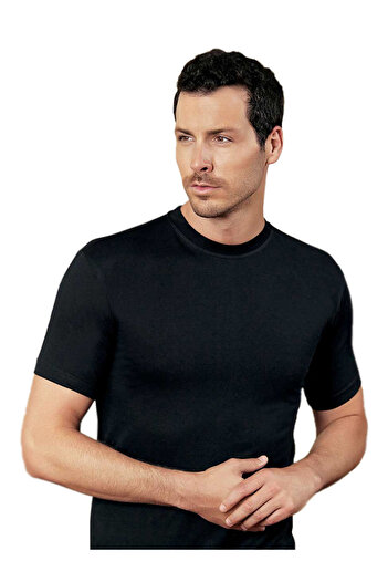 Şahinler Me004 Colorful Plus Size O-collar Short Sleeve Undershirt