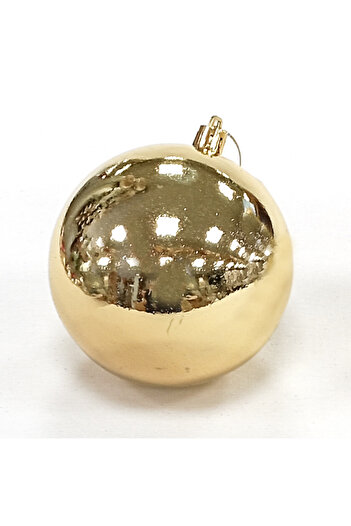Herdekora Christmas Ball 6 Pack Gold 8 Cm.