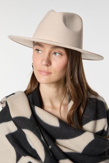 BALIENTE Ecru Fedora Women's Hat
