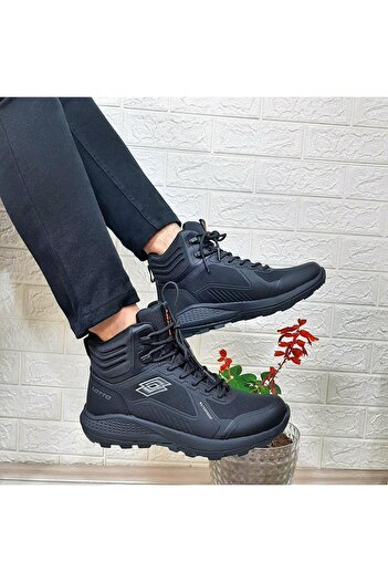 Lotto Crowel Hıgh Siyah Waterproof Fuspetli Kaymaz Erkek Bot
