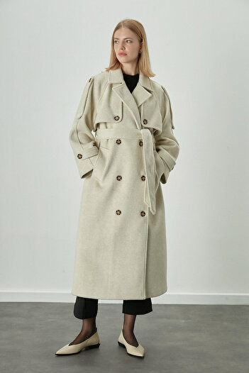 Manuka PREMIUM CACHET TRENCH COAT BEIGE