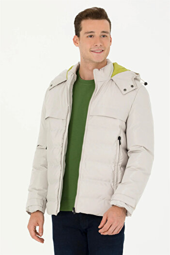 U.S. Polo Assn. U.S POLO ERKEK KAPİŞONLU SPOR SENTETİK MONT 1647155 NILLY