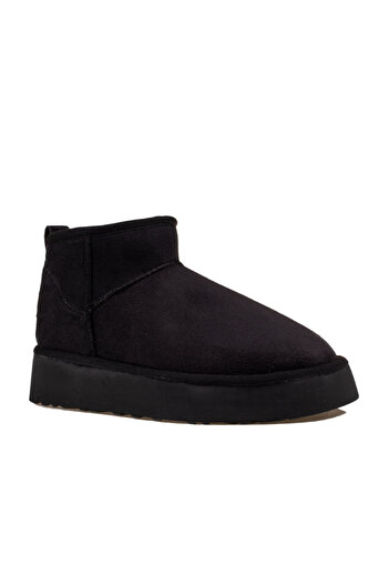Pierre Cardin Μαύρες Ultra Mini Γυναικείες Suede Boots PC-52709