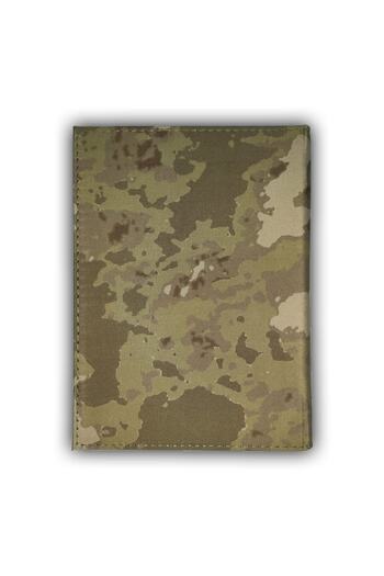 Asker Kolisi Camouflage Patterned Military Notebook - Checkered (20 CM - 14.5 CM)