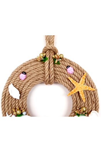 Mixperi Sea Shell Star Pink Ladybug Rope String Door And Wall Ornament