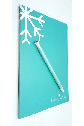 Faber Castell A5 Colored Page Notebook 40 Yp Unlined and Versatile Pencil 0.7