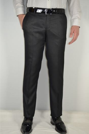 Bomonti Men's Slim Knee Unlined Polyviscon Fabric Trousers