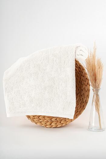 Nazik Home 500gr Bamboo Towel 50 X 90 Face Towel Cream Color