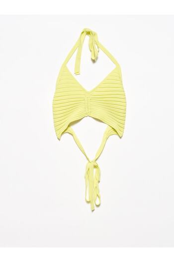 Dilvin Női lime hátsó csipke, Bustier 1011