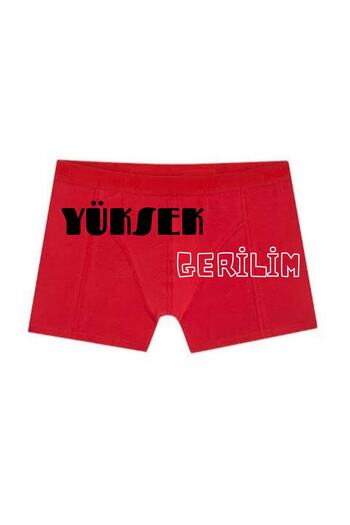 BoxerMasters Men's Boxers - High Voltage, Written Printed