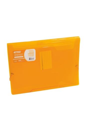 Bigpoint Protected File 13 Pockets Orange Elastic