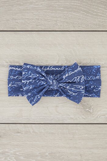 Babygiz El Yapımı Yumuşak Fiyonk Bağlamalı Doğal Pamuklu Penye Bebek Çocuk Kız Bandana Efsane Seri