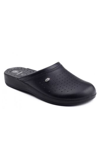 GEZER Unisex Μαύρες Ανατομικές Παντόφλες Sabo 4 Πόντων