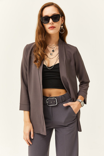 Olalook Women's Smoked Shawl Collar Atlas Jacket CKT-19000139