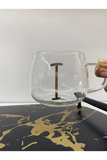 B.A.Y.NUVOLA 400ml Special Lettered Glass Mug