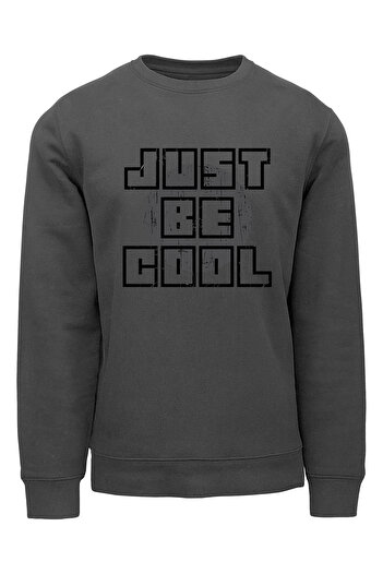 ADA BEBEK ÇOCUK Unisex Μαύρο φούτερ Just Be Cool