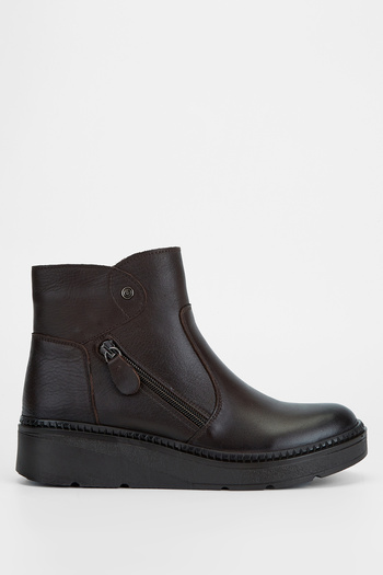 Tamer Tanca Γυναικείες μπότες casual από γνήσιο δέρμα 824 2717 Bn Boots Sk23/24