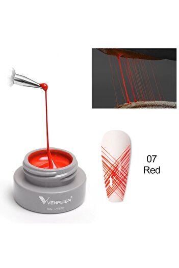 Venalisa Kırmızı Spider Gel Örümcek Ağı Nail Art 5 ml