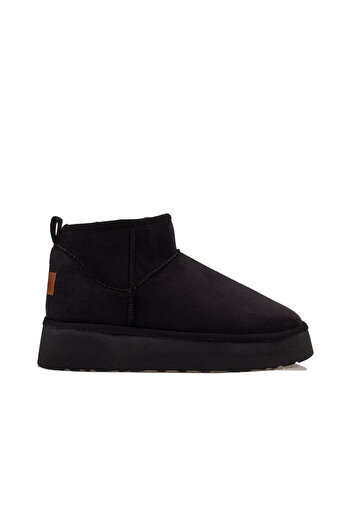 Pierre Cardin Μαύρες Ultra Mini Γυναικείες Suede Boots PC-52709