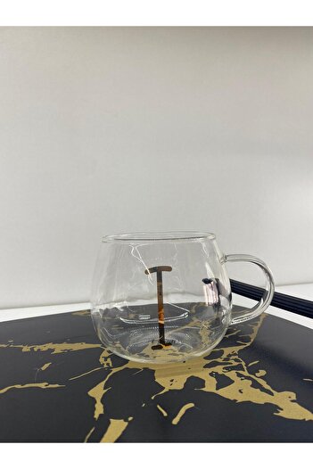 B.A.Y.NUVOLA 400ml Special Lettered Glass Mug