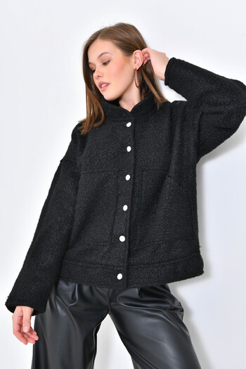 VOLT CLOTHİNG Women's Hot Model Lined Stamp Jacket