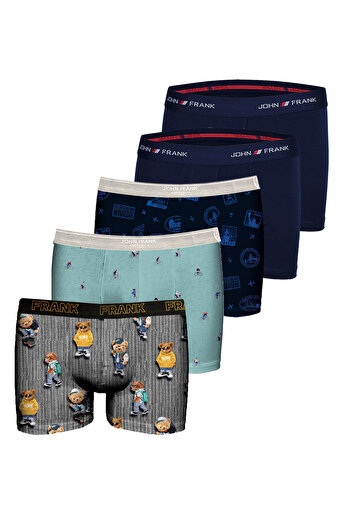 John Frank ÖZEL 5li BOXER PAKETİ