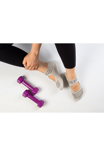 Muse Of Socks M'Gems Non-Slip Sole Pilates and Yoga Sports Socks