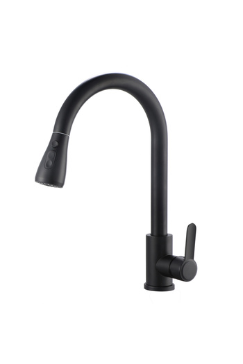 Boheme Black Spiral Sink Faucet