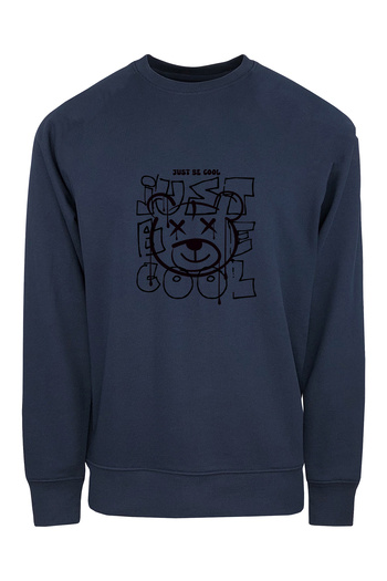 ADA BEBEK ÇOCUK Unisex Black Cool Bear Sweatshirt