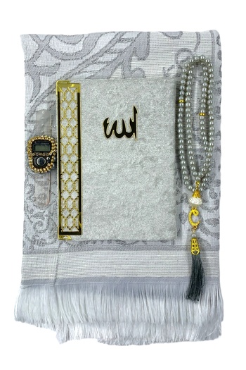 medipek Dowry Gift Yasin Prayer Rug Prayer Beads with Stones Zikrmatik Special Design Luxury Set