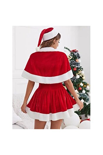NUİTAMORE Kadife Noel Elbisesi. ( Yılbaşı Özel Koleksiyon )