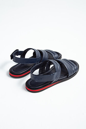 Tamer Tanca Men's Genuine Leather Flat Sandals 537 583 Erk Sndlt Y23