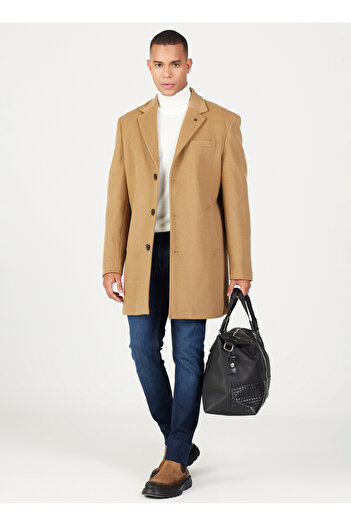 ALTINYILDIZ CLASSICS Altıny Yıldız Classics Camel Hair Men's Coat 4A0524100001