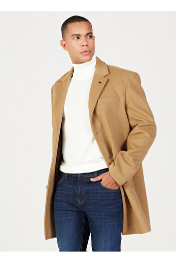 ALTINYILDIZ CLASSICS Altıny Yıldız Classics Camel Hair Men's Coat 4A0524100001