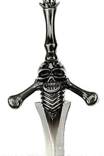 Bounty Jkl814 Crossfire Skull Blade Keychain