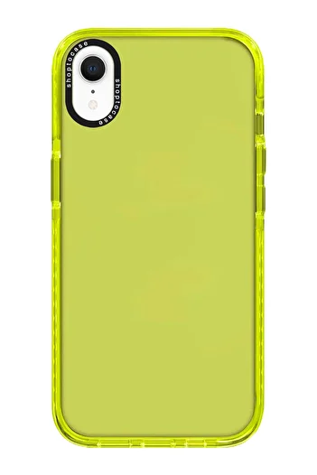 shoptocase iPhone Xr Compatible Yellow Impact Phone Case