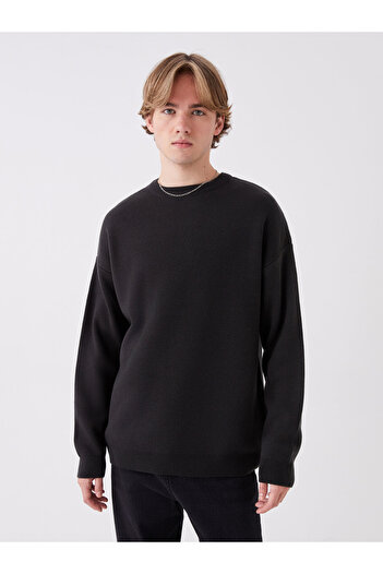 LC Waikiki Men's Knitwear Sweater - Long Sleeve, Crew Neck