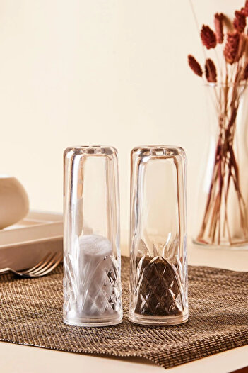 B.A.Y.NUVOLA Melony Set of 2 11 cm Glass Salt and Pepper Shakers