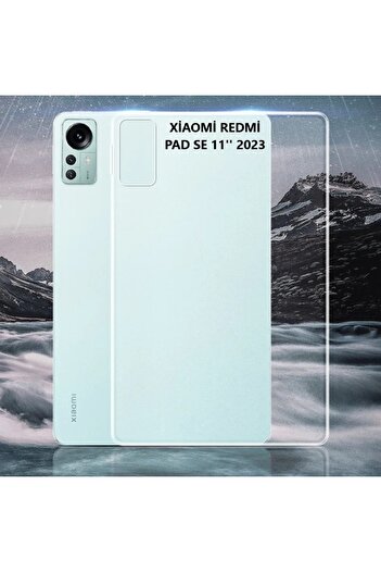 TEKNETSTORE حافظة متوافقة مع Xiaomi Redmi Pad Se مقاس 11 بوصة من السيليكون الشفاف، تصميم حماية فائق النحافة شفاف