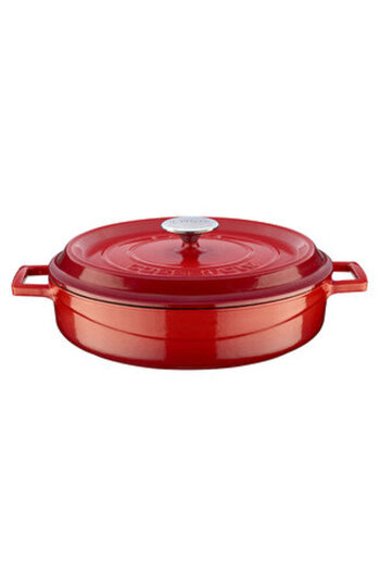 Lava (1 Pcs) Lava Red Round Multi-Purpose Cookware 28 cm