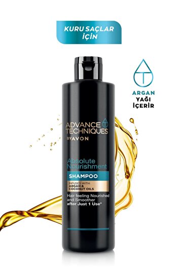 AVON Advance Techniques Argan Yağı İçeren Besleyici Şampuan 400 Ml.